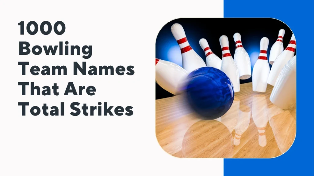 Bowling Team Names