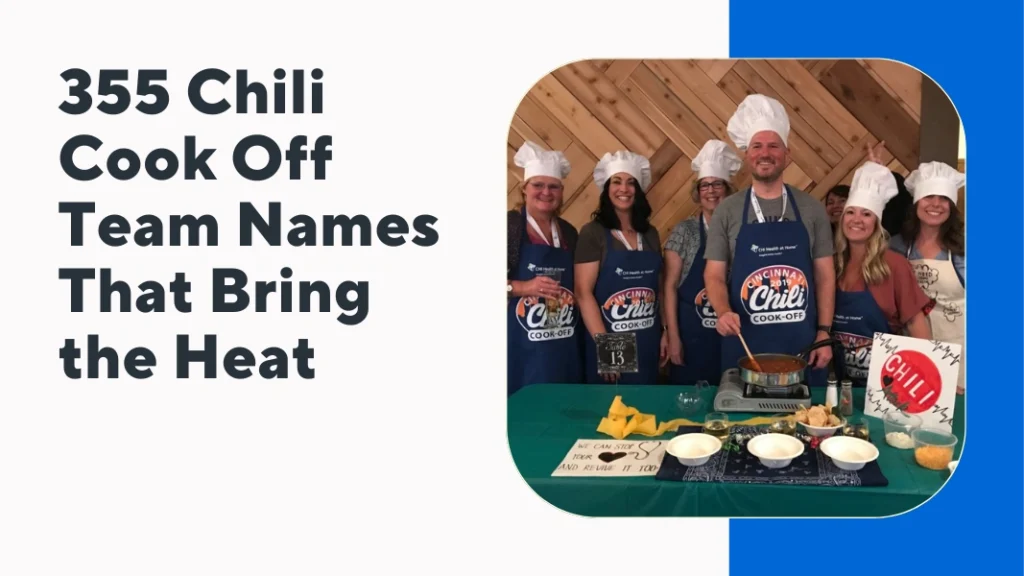 Chili Cook Off Team Names