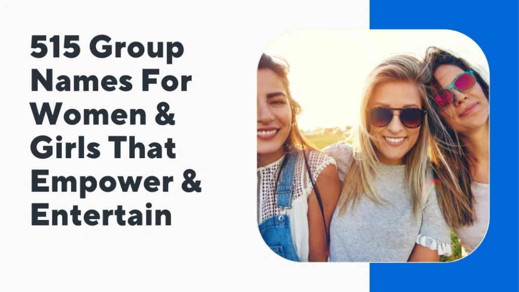 Group Names For Women