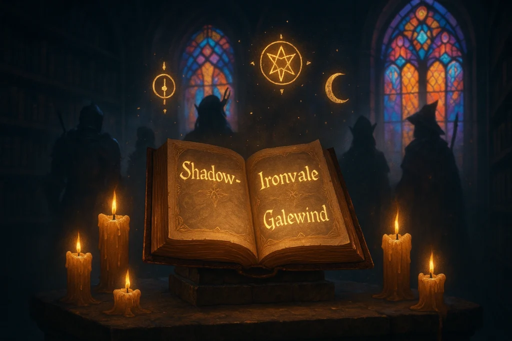 Fantasy Last Names